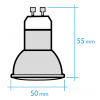 Bombilla LED GU-10 ECO 5 W 230 V Blanca